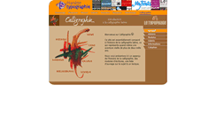 Desktop Screenshot of calligraphia.planete-typographie.com